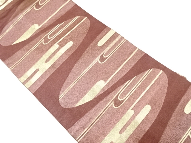 ヱ霞模様織り出し名古屋帯